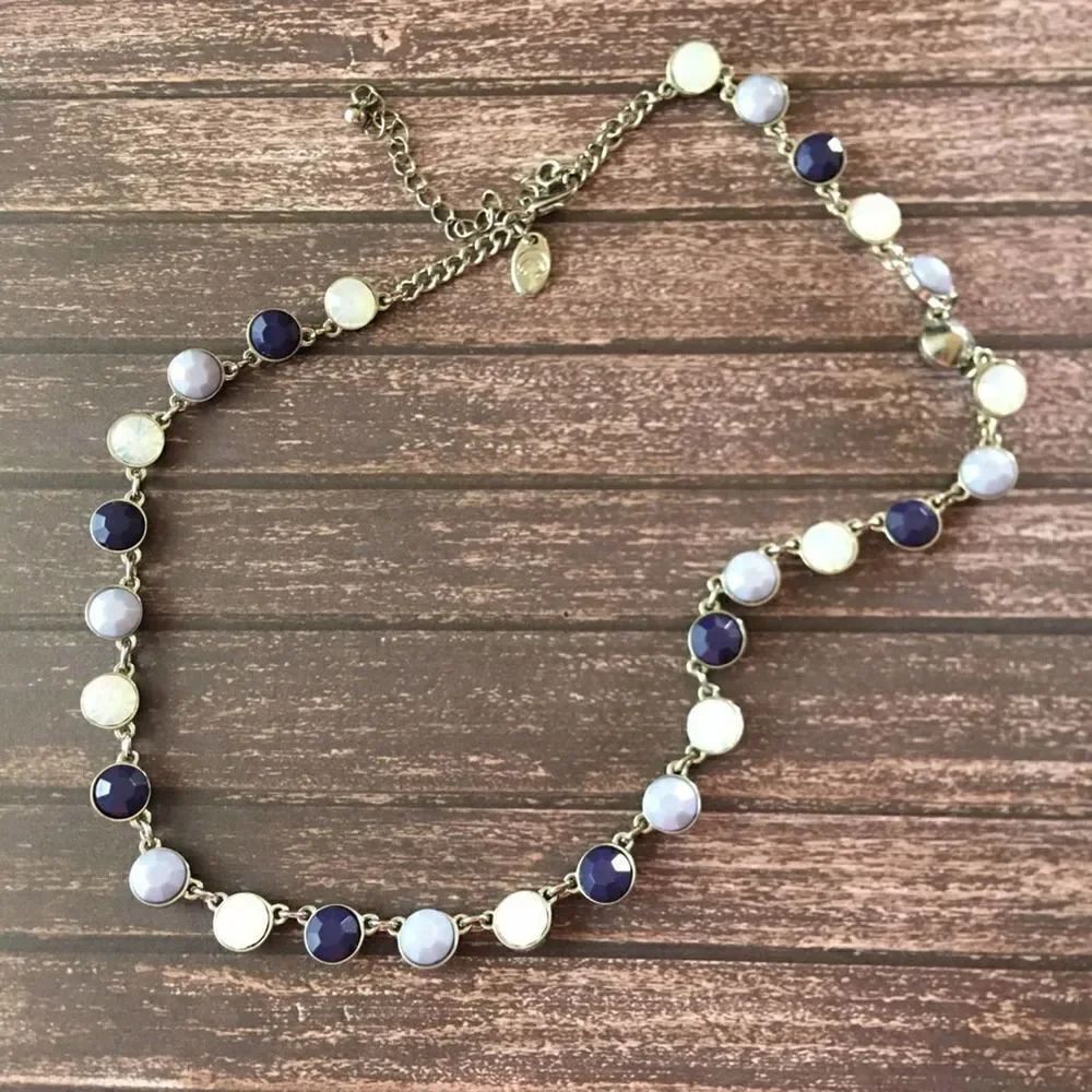 C. Wonder silver-tone multi rhinestone necklace - Picture 4 of 9